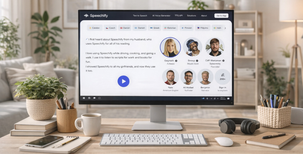 Speechify on Desktop: Convert Text to Audio and Boost Learning